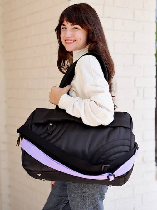 Duffle Bag- Modern Puffer Duffle -  Jadelynn Brooks