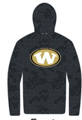 Whitewright- Long Sleeve Black Camo- Hoodie "Pre-Order"