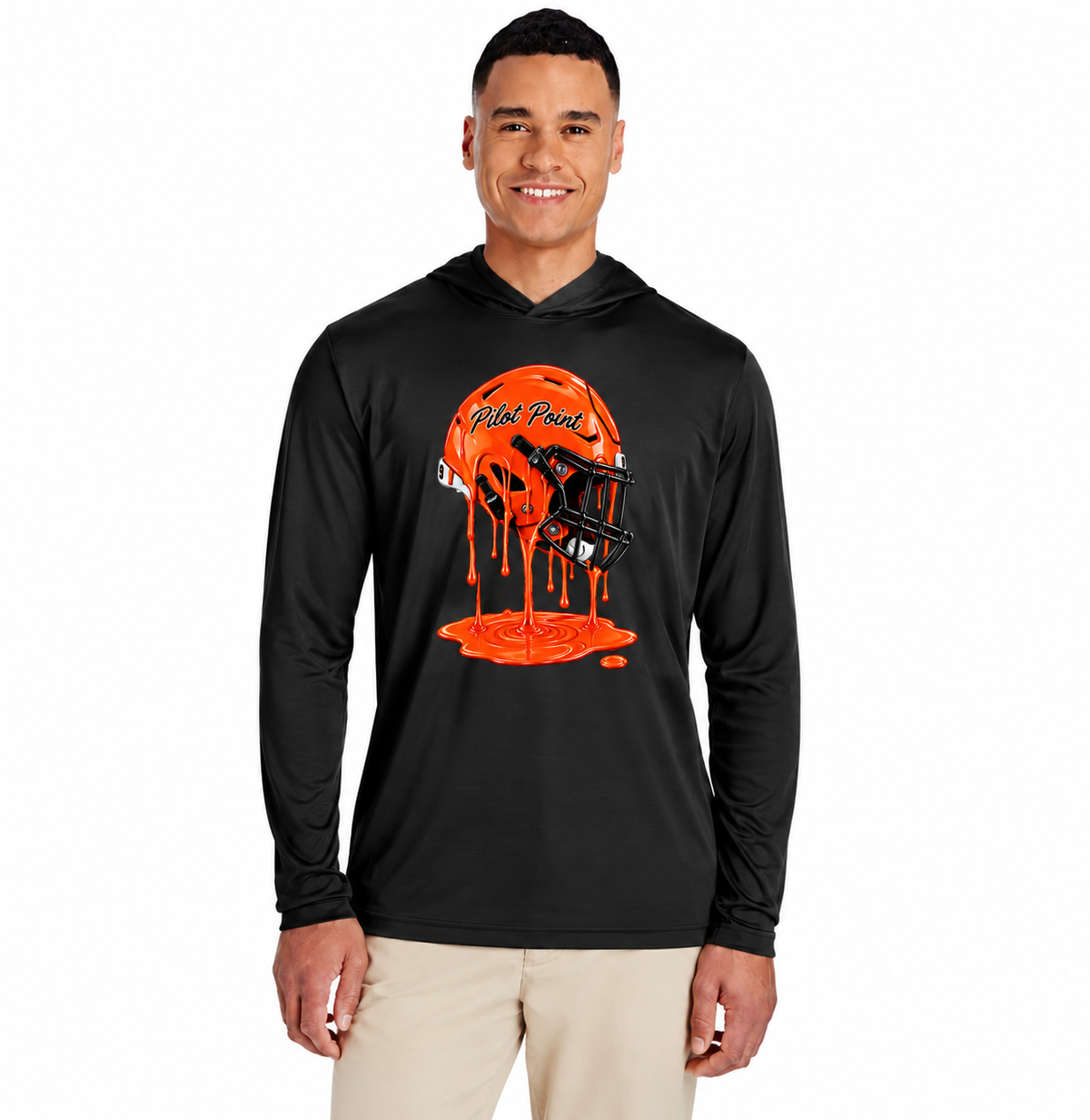 Long Sleeve Hoodie- Dri Fit