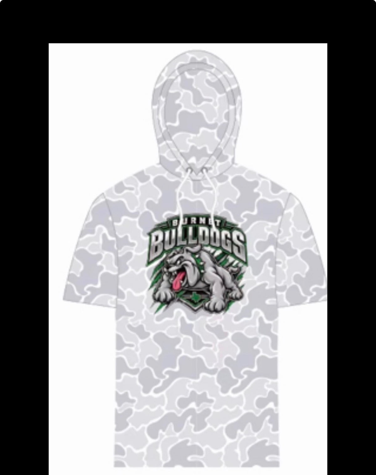 Short Sleeve White Camo- Hoodie "Pre-Order"