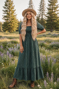 Green Plaid Dress