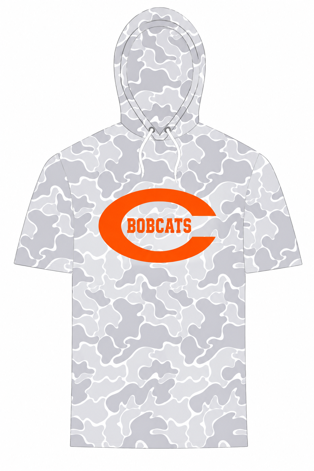 Short Sleeve White Camo- Hoodie "Pre-Order"