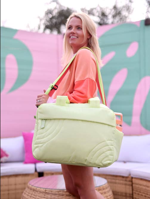 Duffle Bag- Modern Puffer Duffle -  Jadelynn Brooks