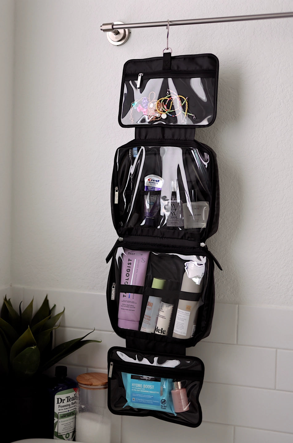 Hanging Organizer-  Midnight Cheetah