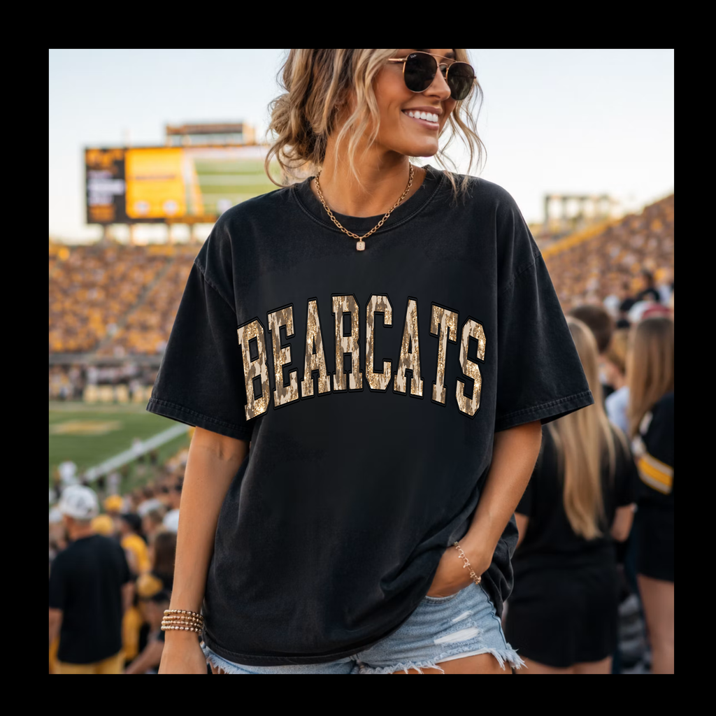 The Hometown Bearcats Tee 🖤