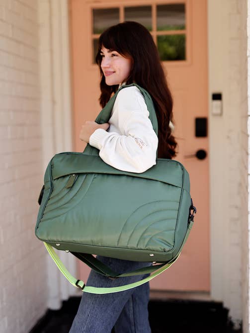 Duffle Bag- Modern Puffer Duffle -  Jadelynn Brooks
