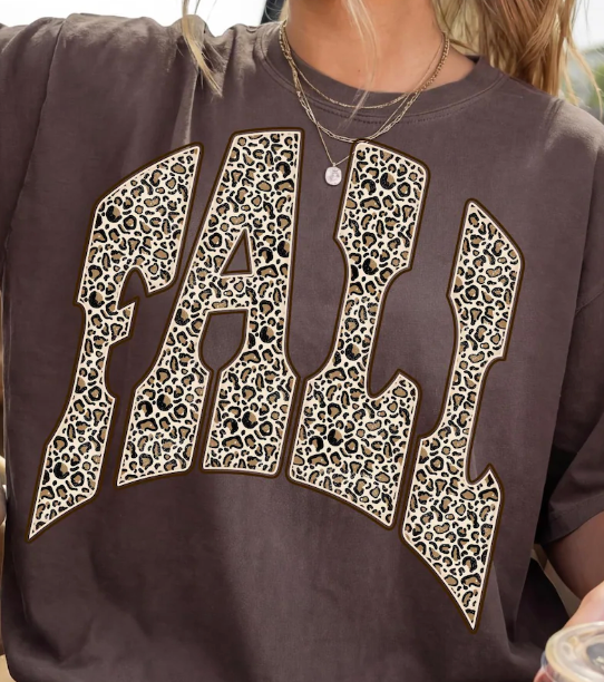 Hello, Fall Leopard Tee