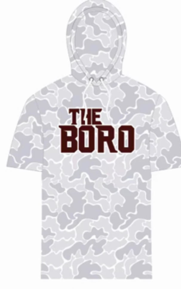 Short Sleeve White Camo- Hoodie "Pre-Order"