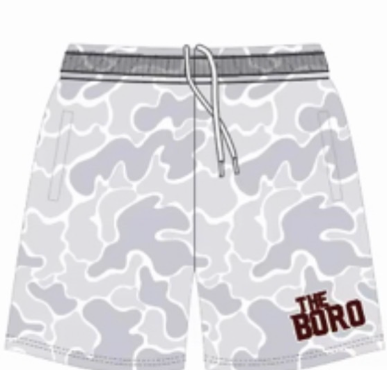 Short Sleeve White Camo- Shorts "Pre-Order"