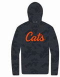 Tom Bean CATS Long Sleeve Black Camo- Hoodie "Pre-Order"