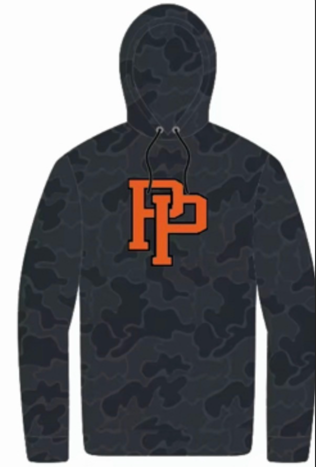 Pilot Point  Long Sleeve Black Camo- Hoodie "Pre-Order"