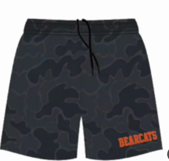 Bearcats Black Camo- Shorts "Pre-Order"