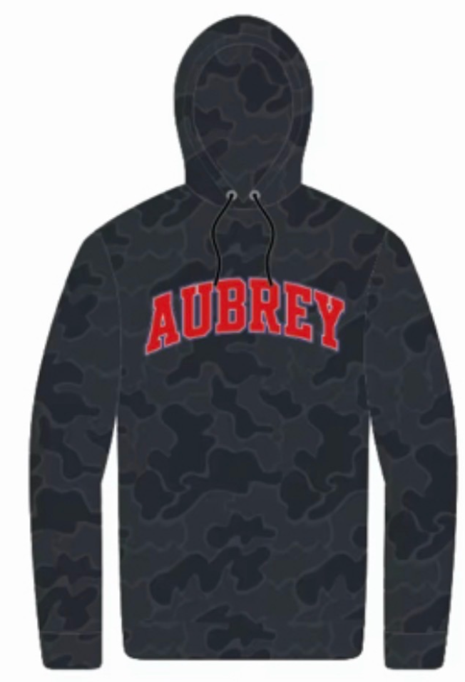 Aubrey Long Sleeve Black Camo- Hoodie "Pre-Order"