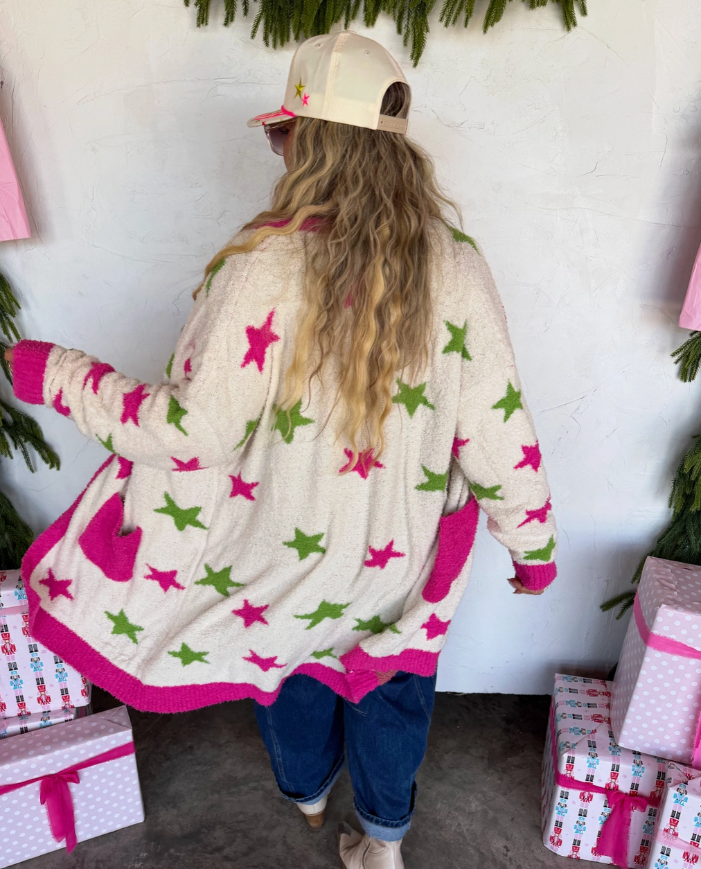 💕⭐ Merry & Bright Starstruck Cardigan ⭐💚