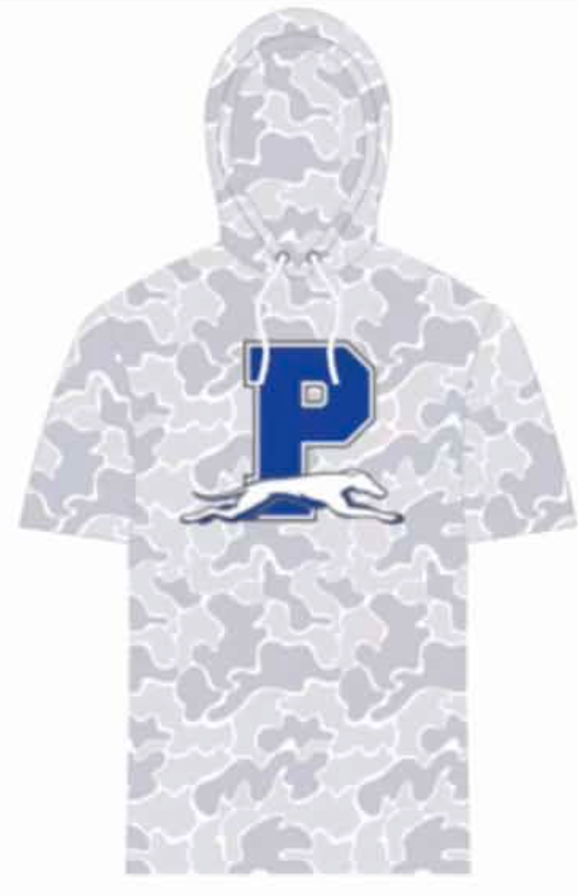 Short Sleeve White Camo- Hoodie "Pre-Order"