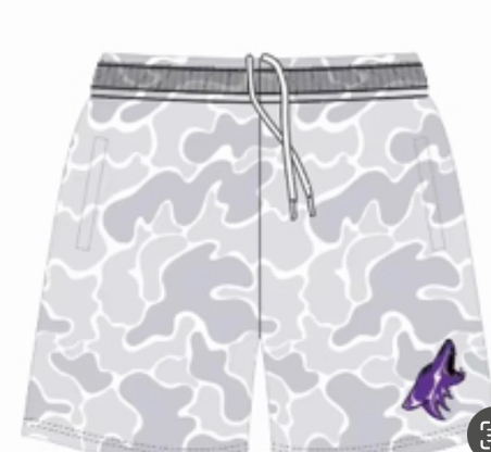 Short Sleeve White Camo- Shorts "Pre-Order"