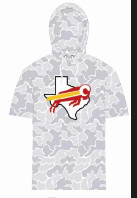 Short Sleeve White Camo- Hoodie "Pre-Order"