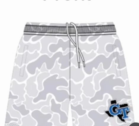 Short Sleeve White Camo- Shorts "Pre-Order"