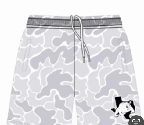 Short Sleeve White Camo- Shorts "Pre-Order"