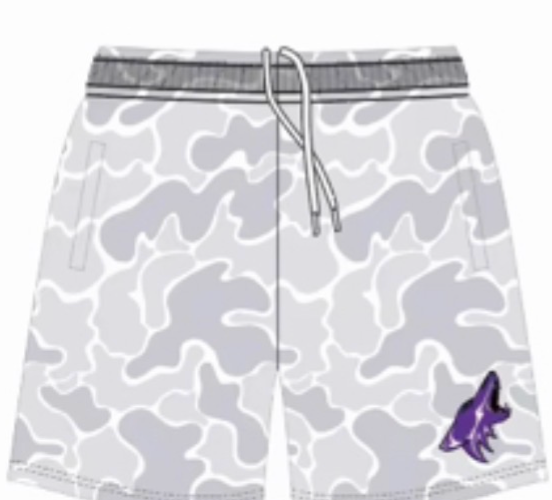 Anna White Camo- Shorts "Pre-Order"