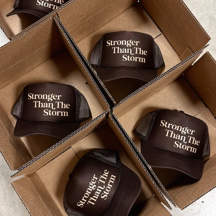 Trucker Hat-  Stronger Than The Storm