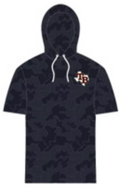 Tom Bean TX LOGO Short Sleeve Black Camo- Hoodie "Pre-Order"