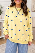 Yellow Polka Dot Plus Shirt