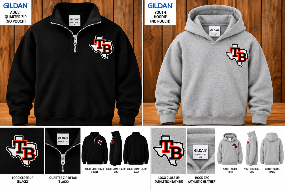 Tom Bean Logo Embroidered - ** Pre-Order**