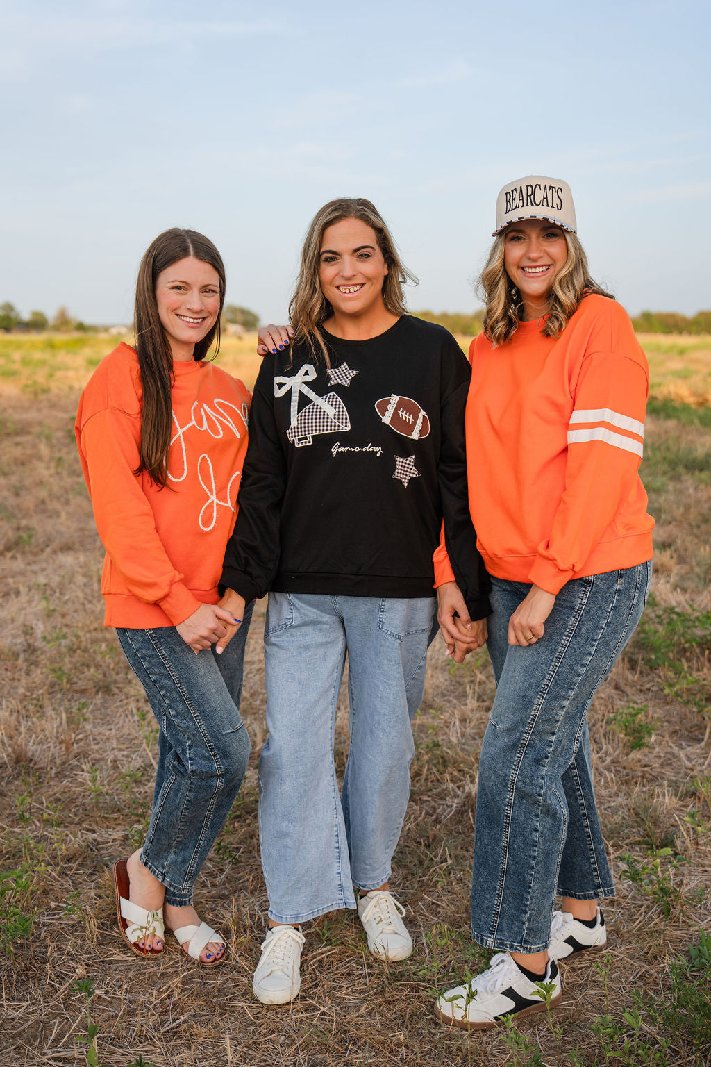 Gingham Game Day Sweatshirt