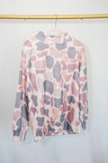 Camouflage Mock Neck Pullover Sweatshirt