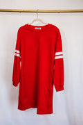 Varsity Dress- Red