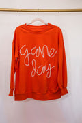 Gameday Shoulder Sweatshirt - Orange